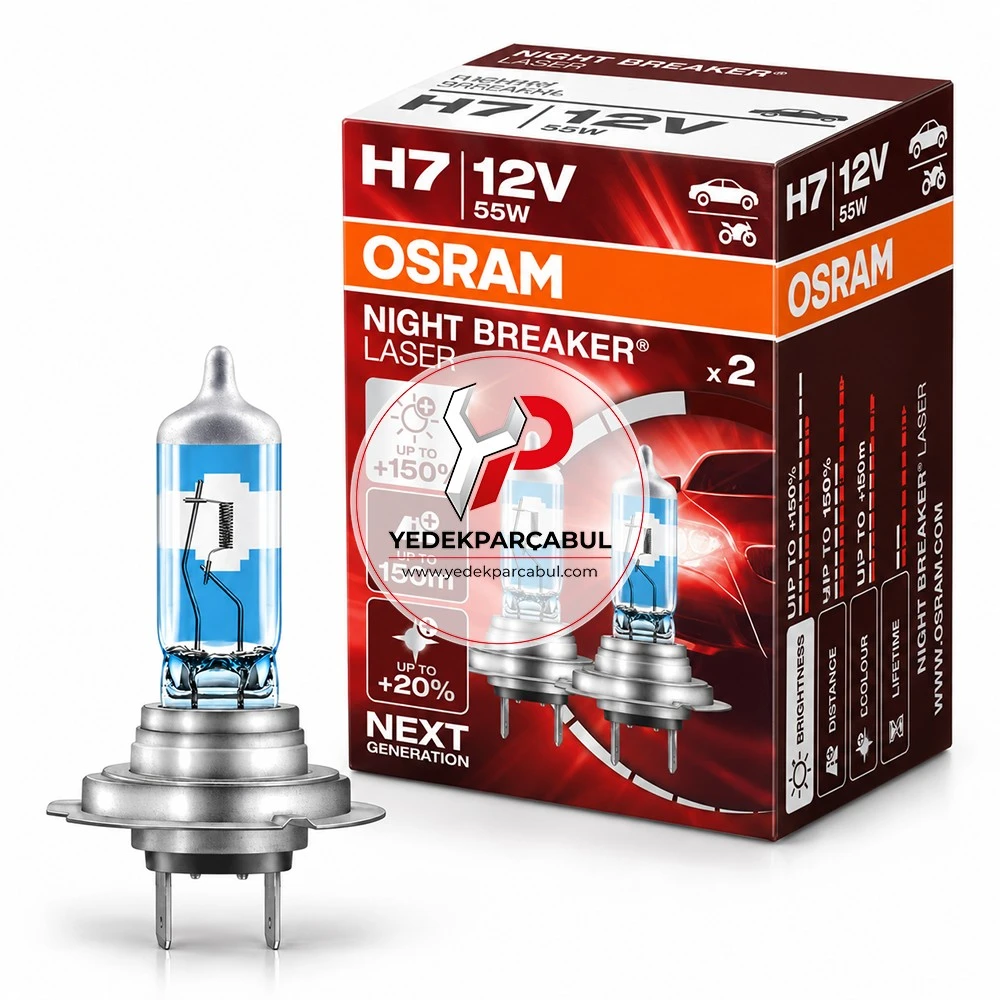 Osram Ampul H7 Night Breaker® Laser 12V 55W