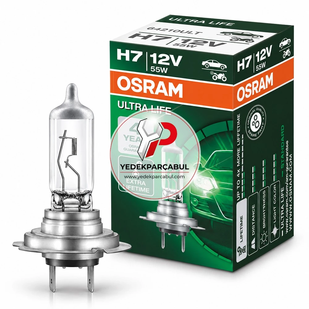 Osram Ampul H7 Ultra Life 12V 55W