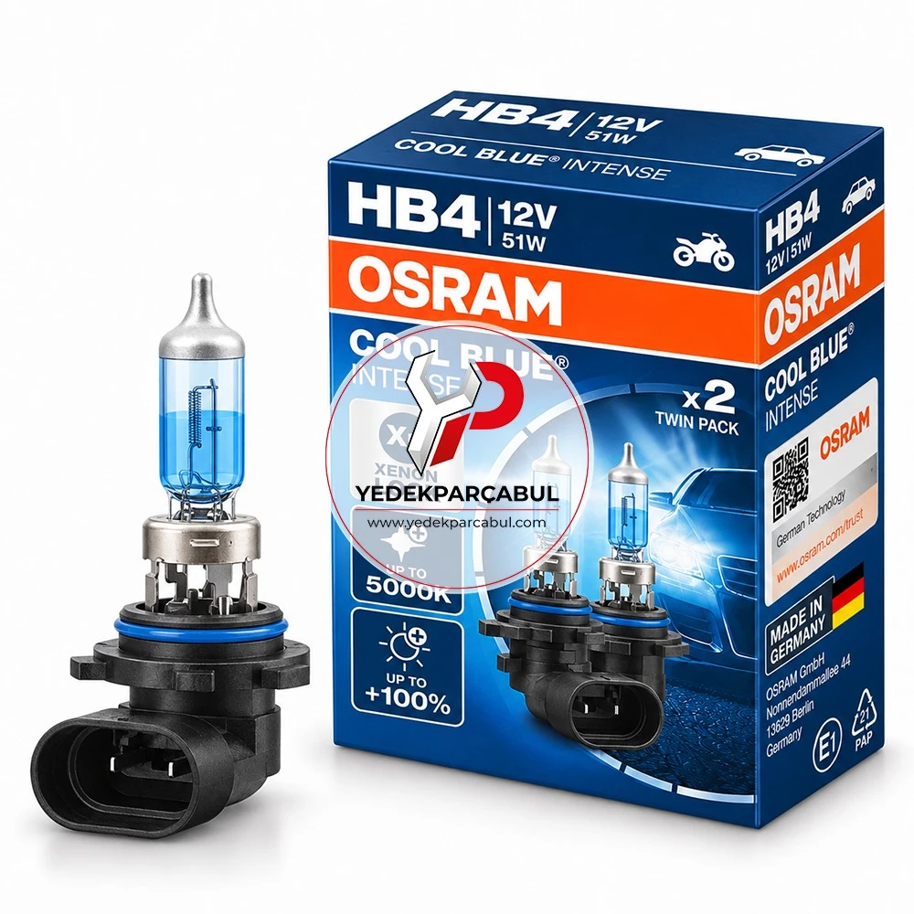 Osram Ampul HB4 Cool Blue® Intense 12V 51W