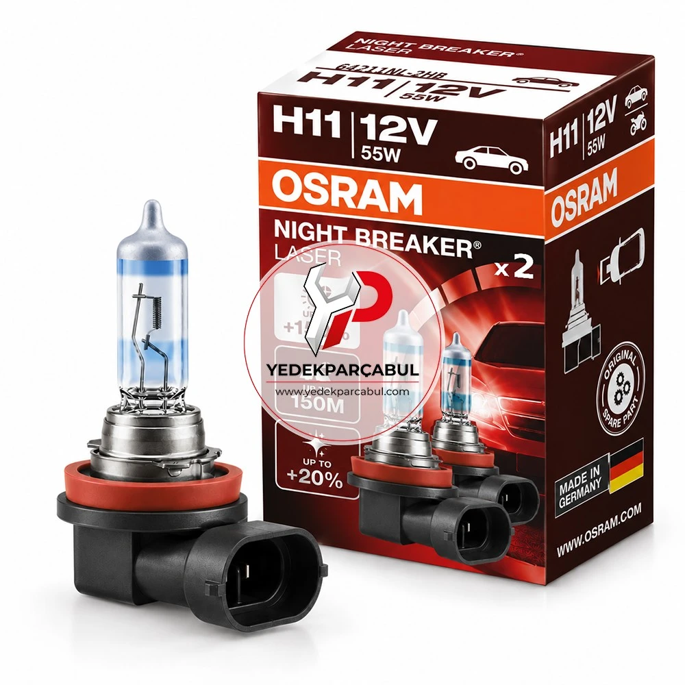 Osram Ampul H11 Night Breaker® Laser 12V 55W