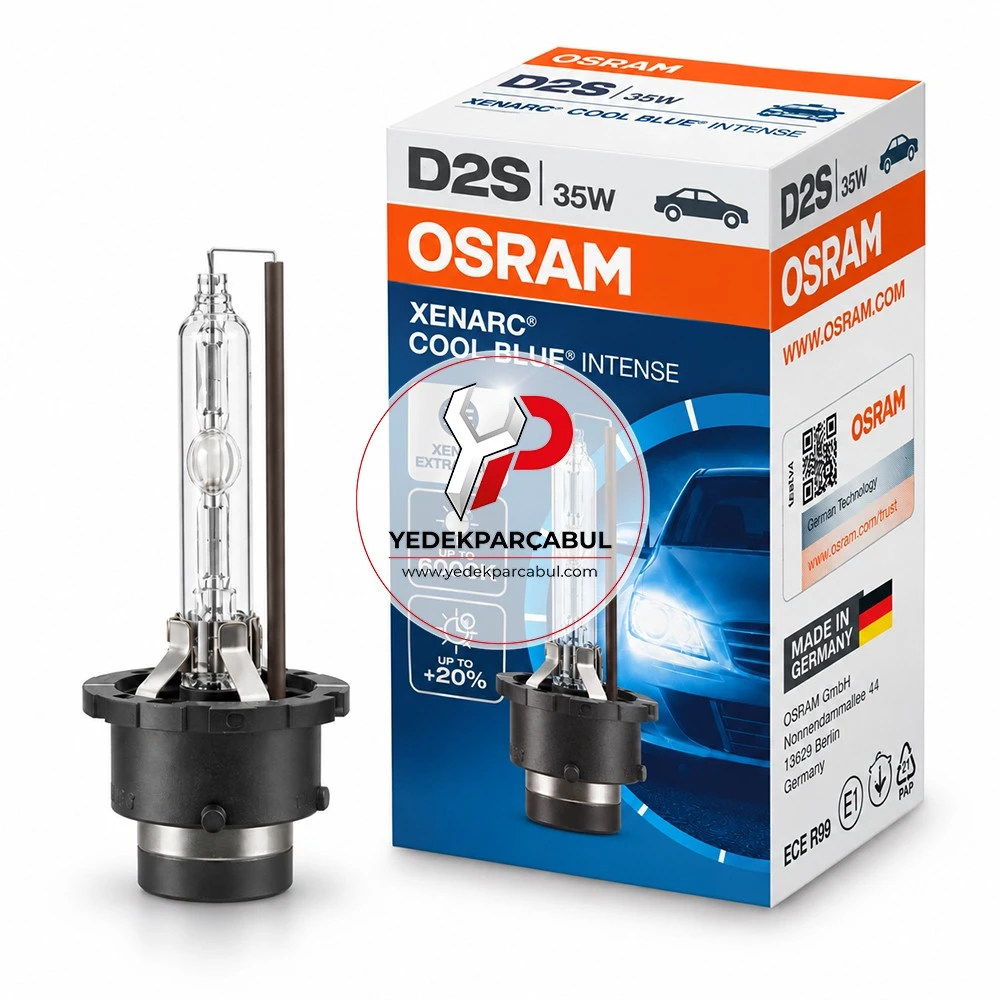 Osram Xenon Ampul D2S Xenarc® Cool Blue® Intense 85V 35W
