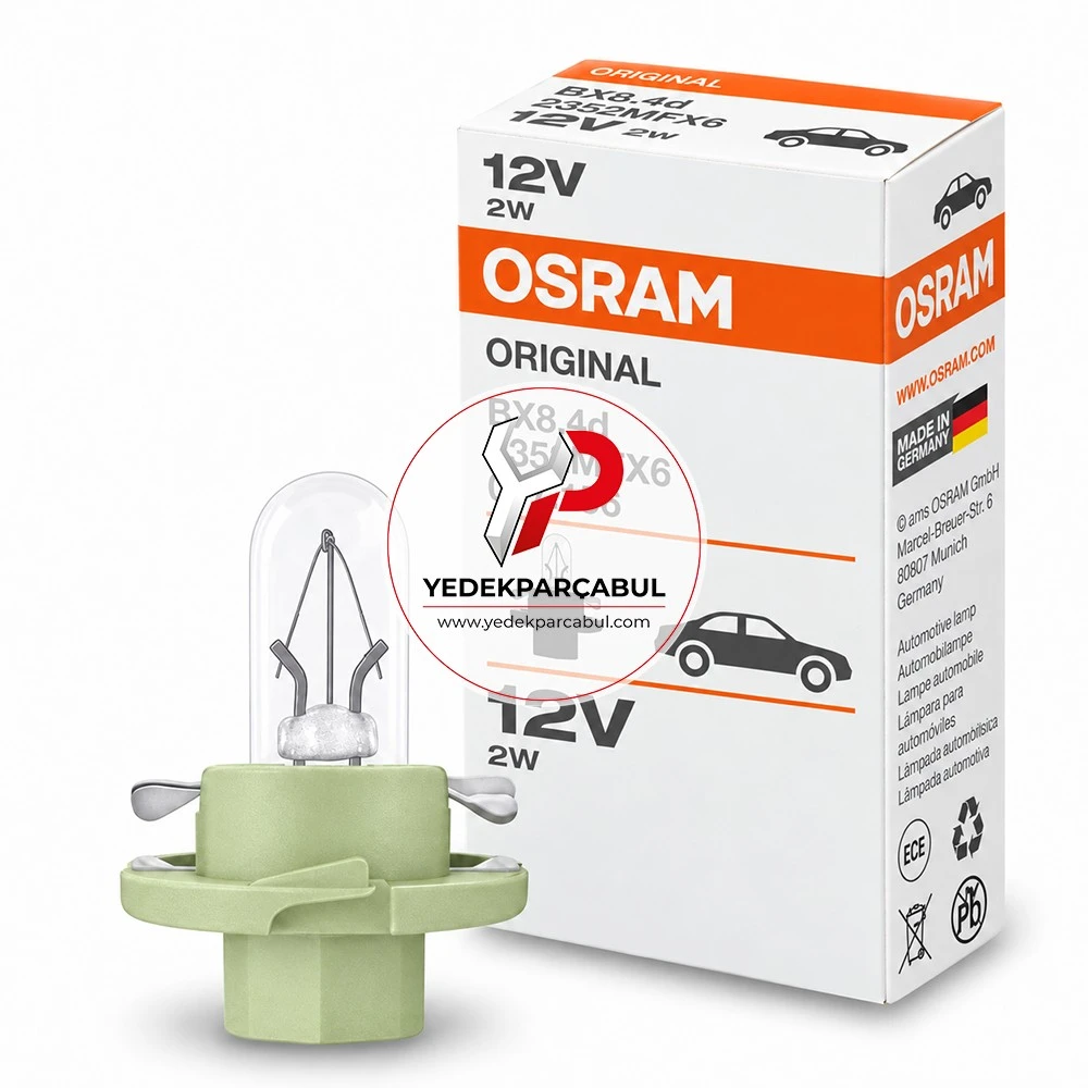 Osram Ampul BX8.4d-12.5 12V 2W