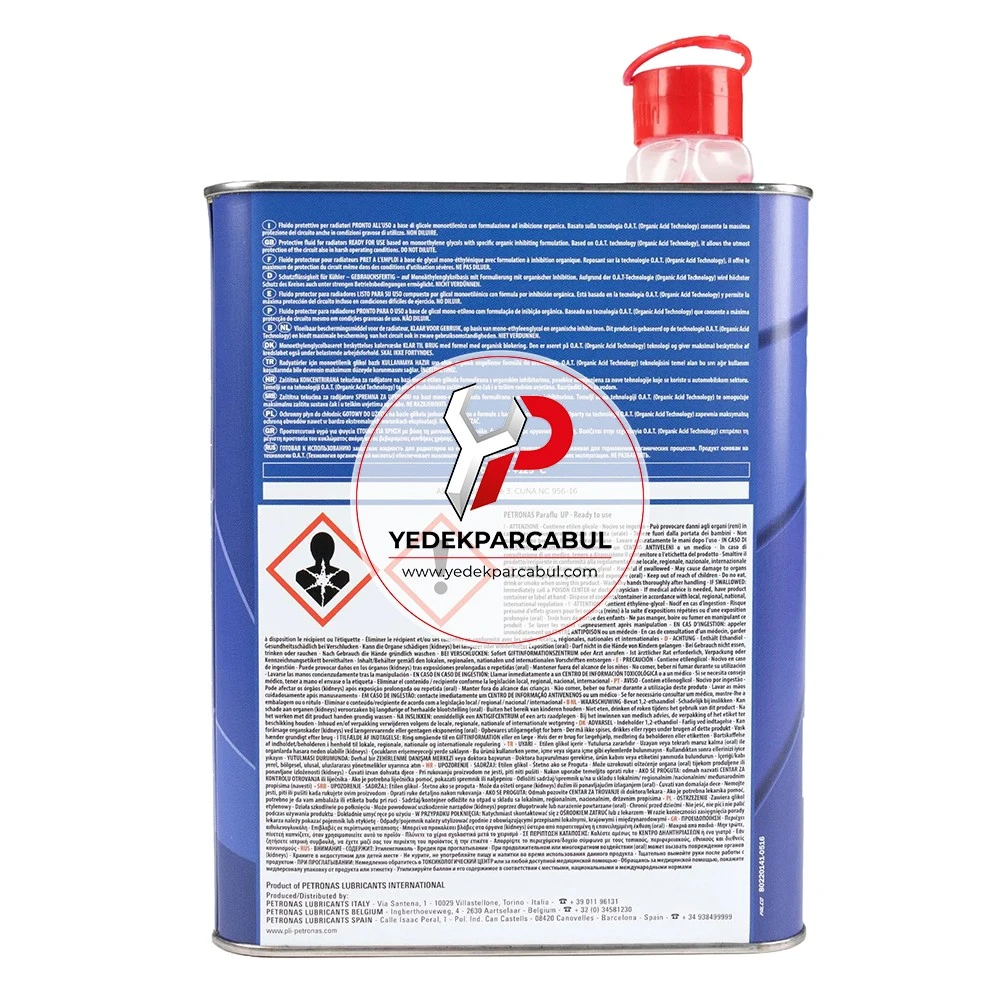 Petronas Paraflu Up Antifiriz (Kırmızı) 3 Litre