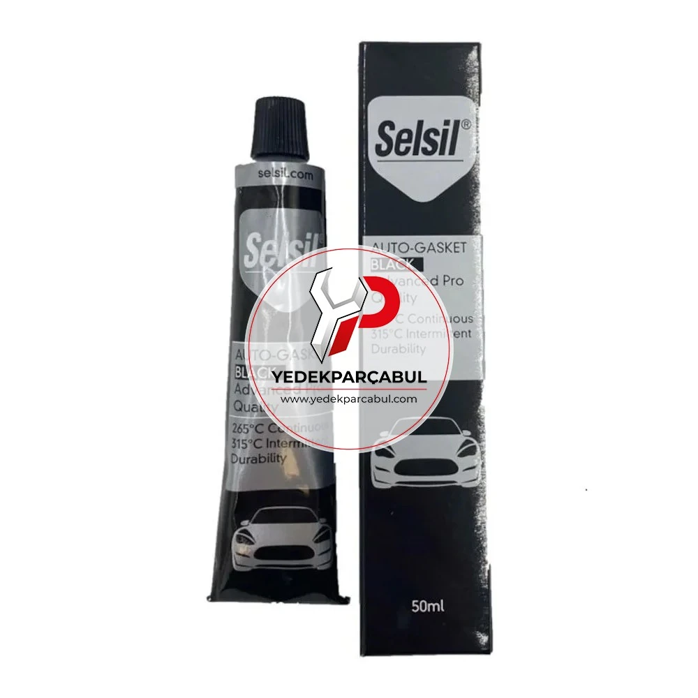 Selsil RTV Sıvı Conta (Siyah) 50 ml