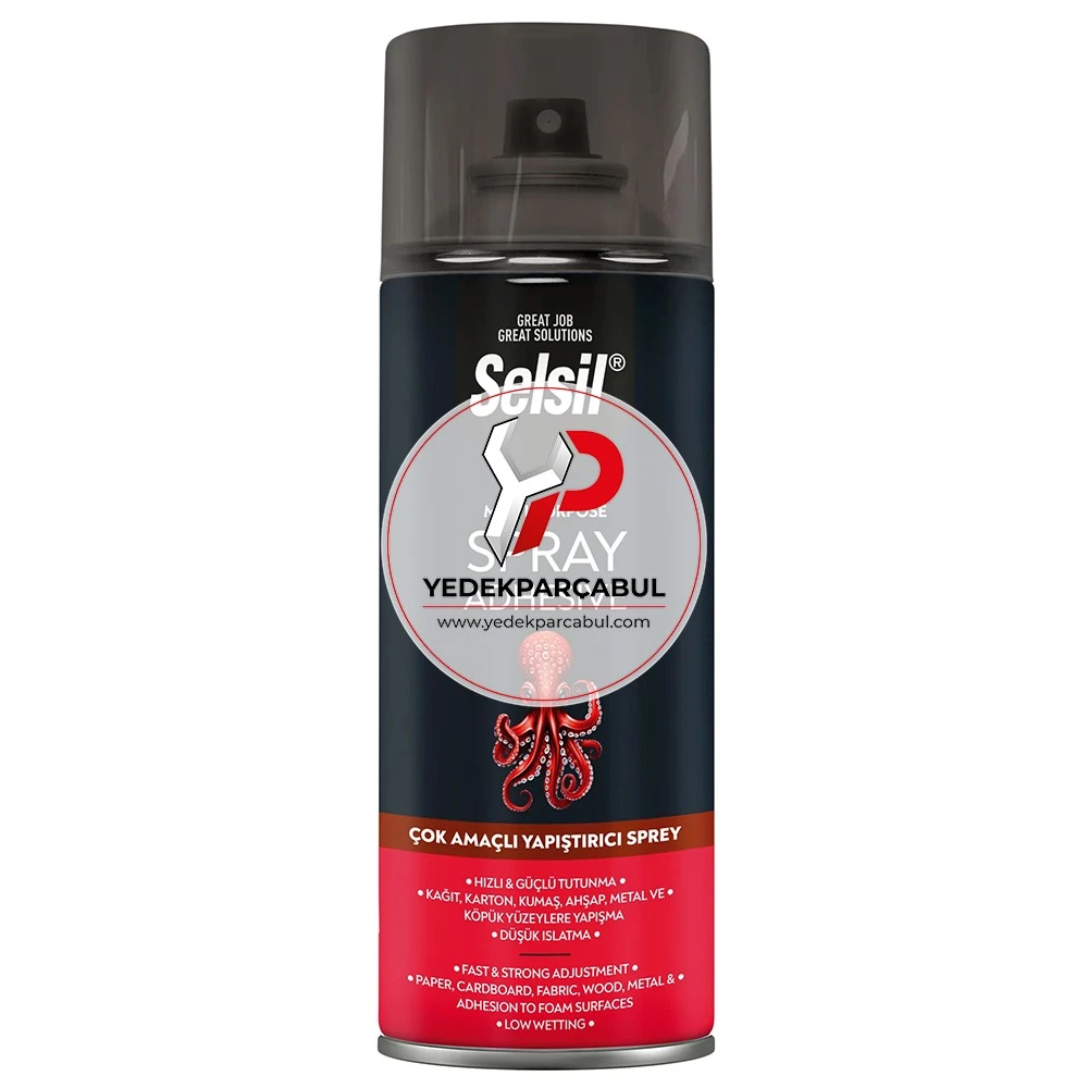 Selsil Çok Amaçlı Yapıştırıcı Sprey 400 ml